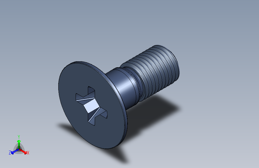 B2002067-菲利普沉头螺钉 120°
