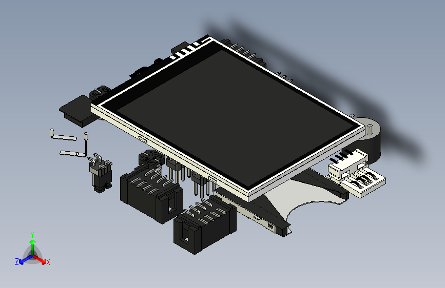 B2002088-MKS TFT28 V4.0彩色触摸屏