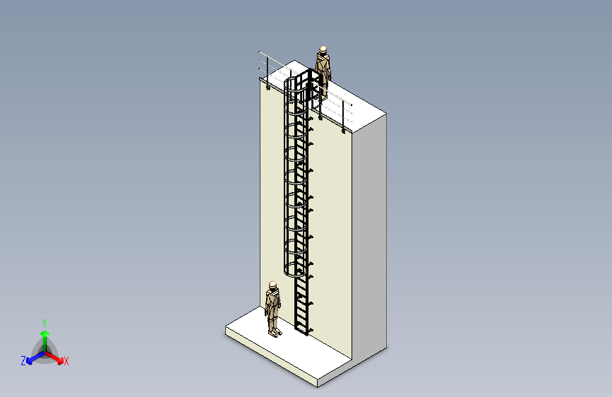 B2002119-攀爬梯子笼梯