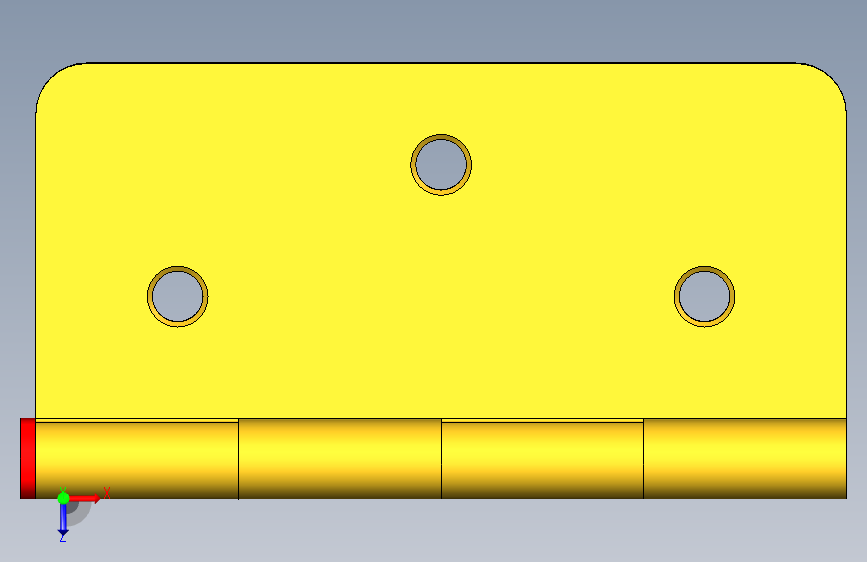B2002136-机械铰链 俯视图