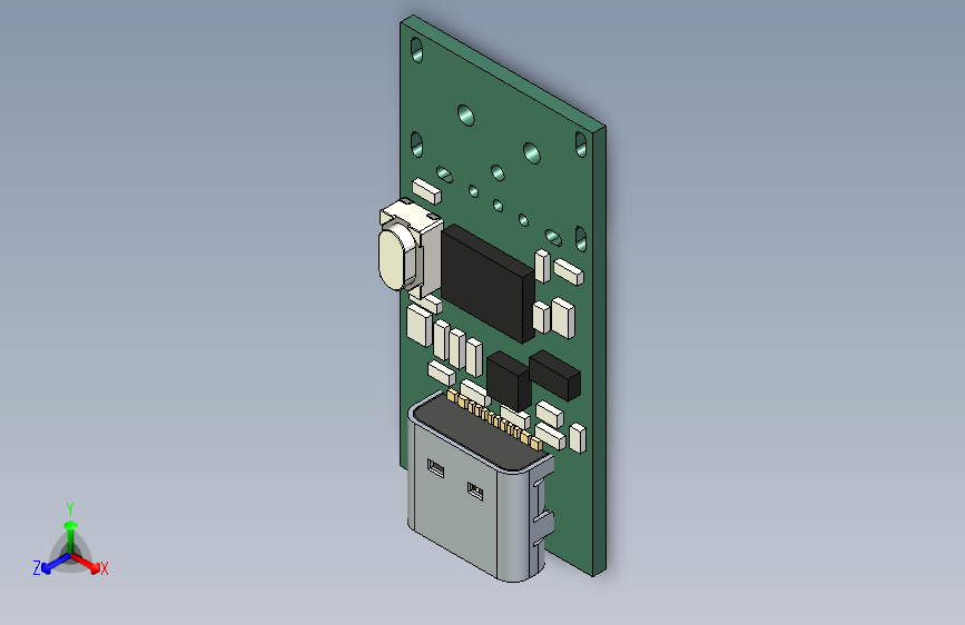 B2002200-USB-C PD板 ZY12PDN 主视图