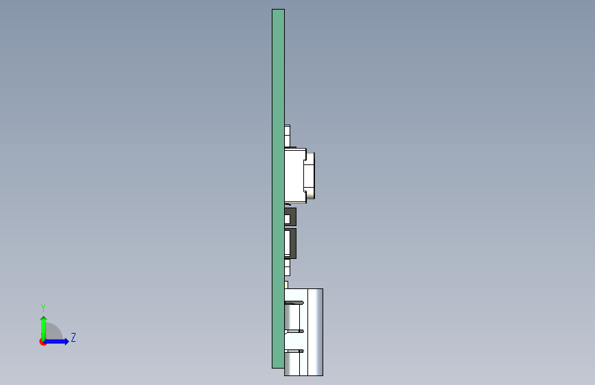B2002200-USB-C PD板 ZY12PDN 左侧视图