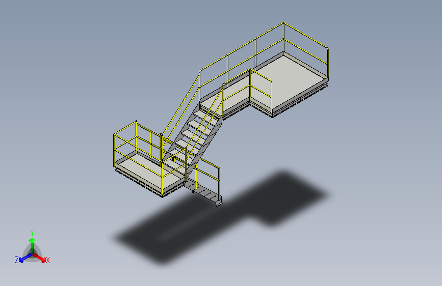 B2002210-悬吊平台的楼梯