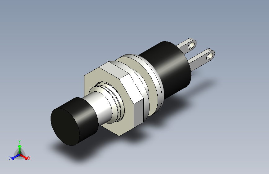 B2002322-瞬时按钮开关 - SPST - M6