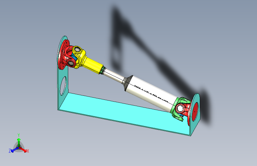 B2002326-传动轴组件。（斯派塞1480系列万向节组件）