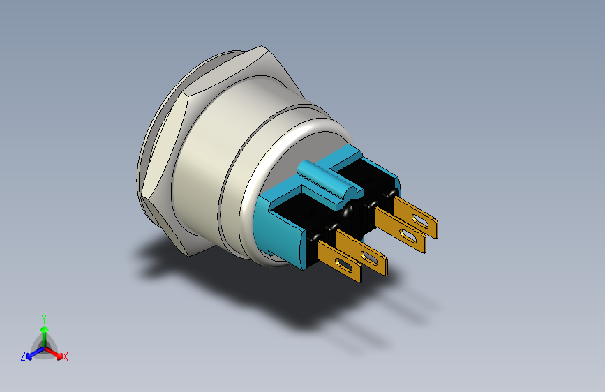 B2002354-防破坏按扭 直径22