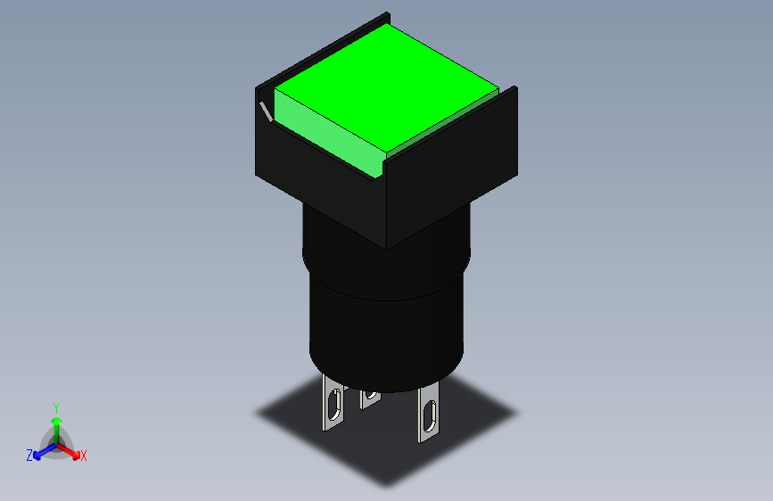 B2002367-按扭指示灯 16MM LAZ16-11