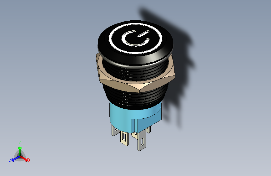 B2002390-圆形M19按钮开关