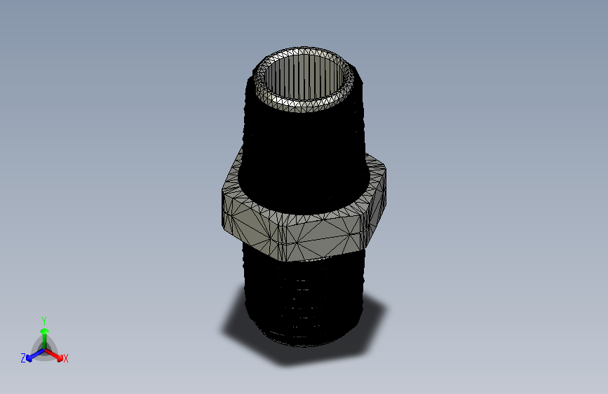 B2002422-联合液压管接头外丝锥螺纹