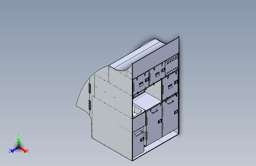 B3001823-商用飞机厨房