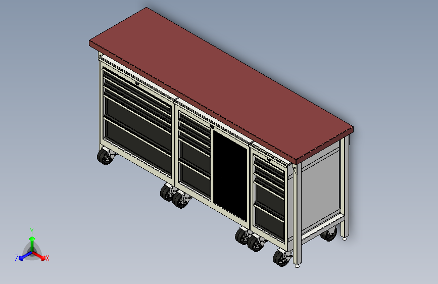 B3001847-工作台和橱柜