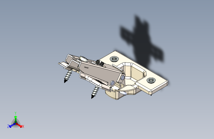 B3001875-隐藏式柜门铰链