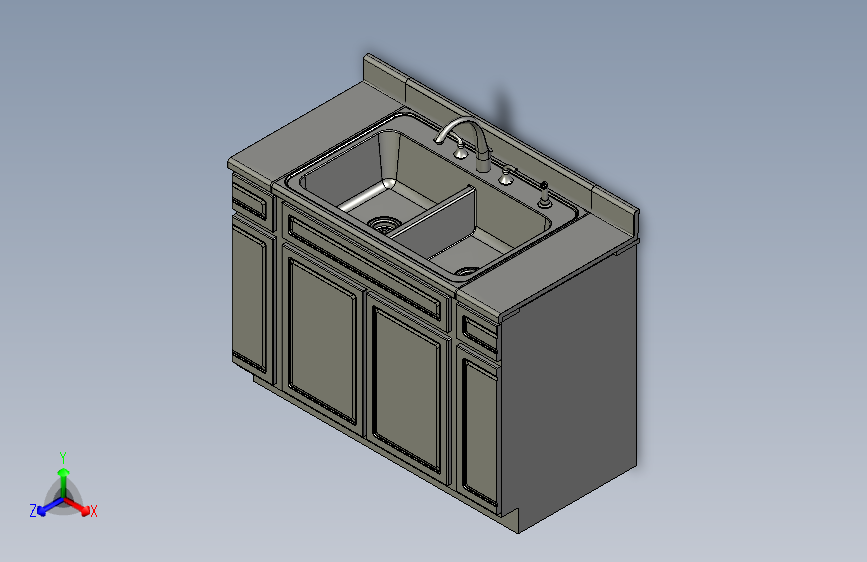 B3001883-厨房水槽洗手池
