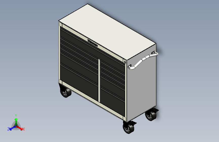 B3001907-42英寸11抽屉工具柜