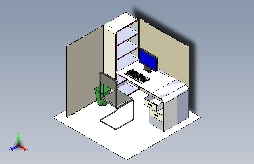B3001924-办公工作站