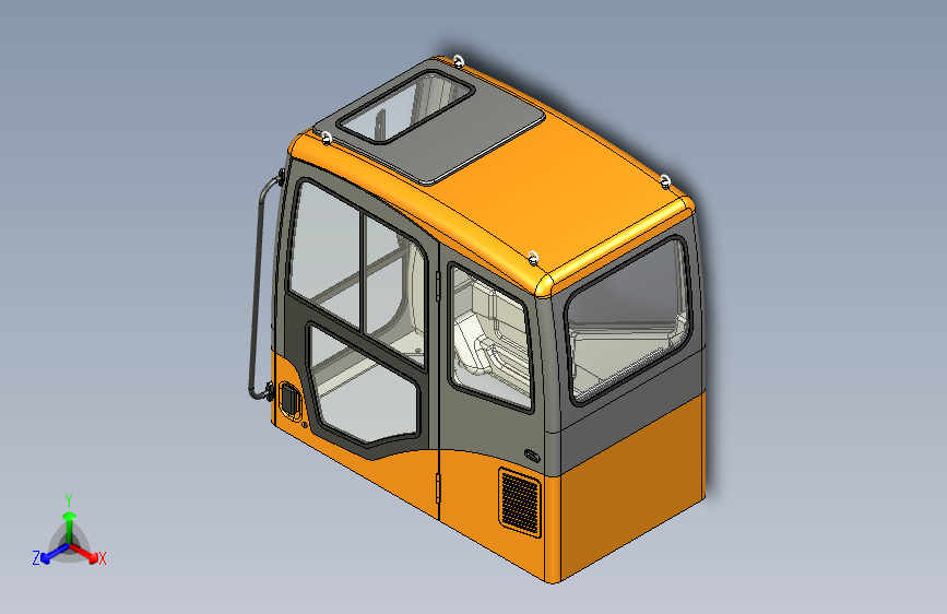 B3001953-小松7系列挖掘机驾驶舱