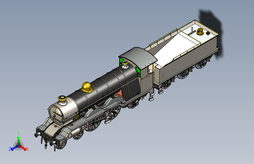 B3001959-大西洋蒸汽机车