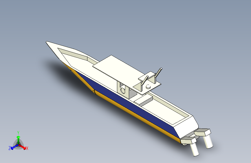 B3001967-中央控制台船