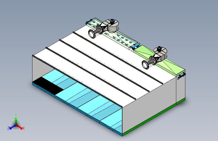 B3002008-用于零件打磨粉末收集的机柜