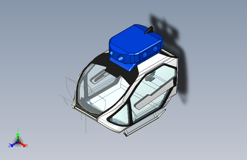 B3002013-2人未来航空航天客舱概念