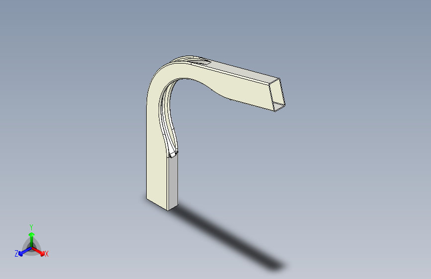 B3002018-弯曲钢管 2x4英寸矩形钢管