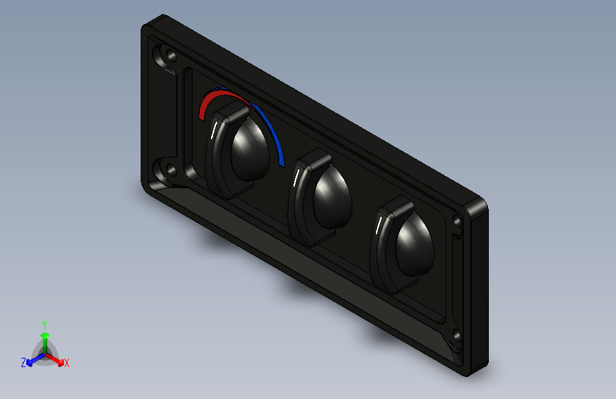 B3002072-驾驶室加热器控制面板