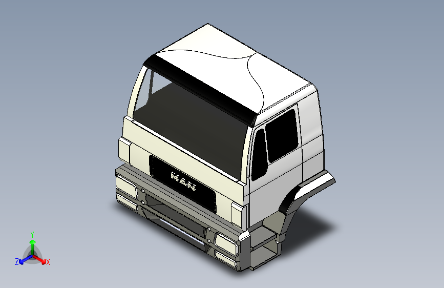 B3002074-MAN卡车驾驶室