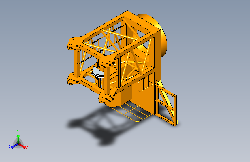 B3002111-塔式起重机 -起重机驾驶室段-