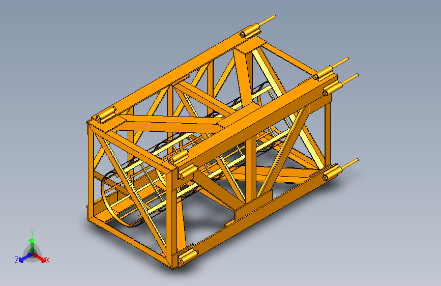 B3002126-塔式起重机 -起重机机身段-