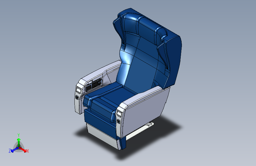 B3002127-头等舱航空座椅模型