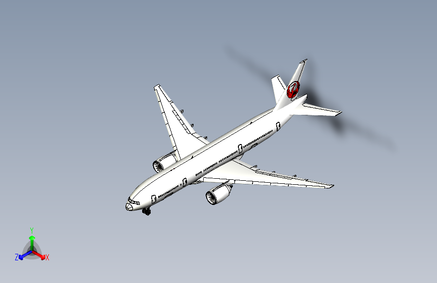 B3002109-波音-777飞机