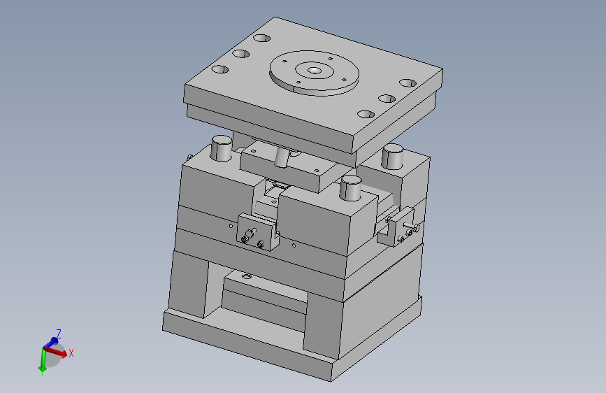 手机外壳注射模设计-注塑模具含三维SW模型3D建模+CAD图