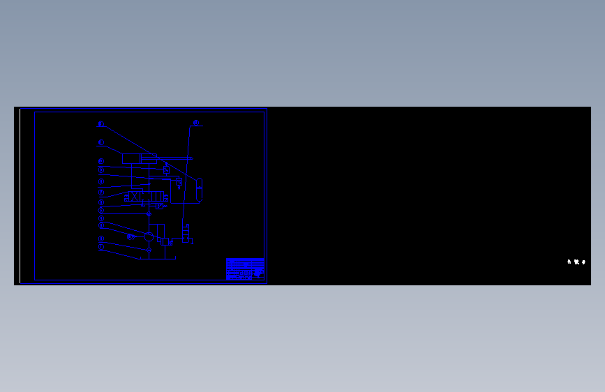 电动式钢管接箍打标设备毕业设计图纸（液压张紧装置图）