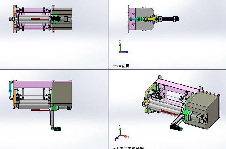 电动卷板机模型--302926-30