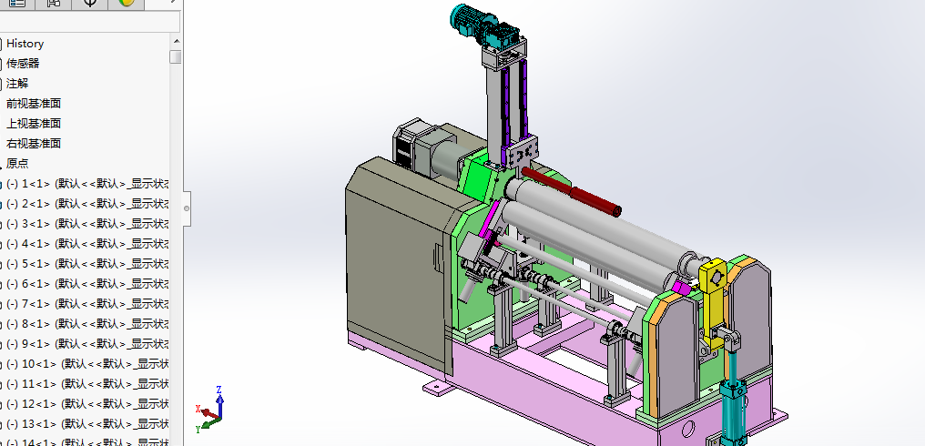 电动卷板机模型--302926-30