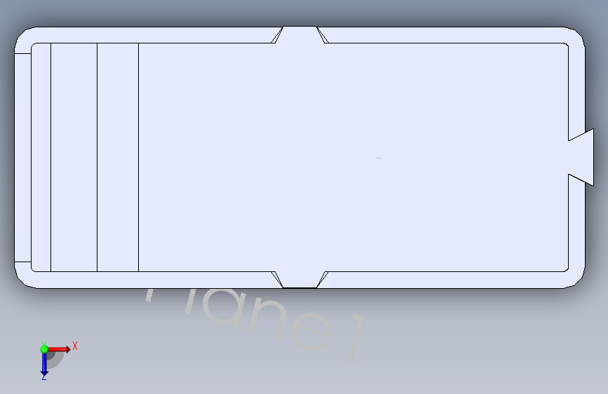 A0001562-S-340 USB-UART外壳 俯视图