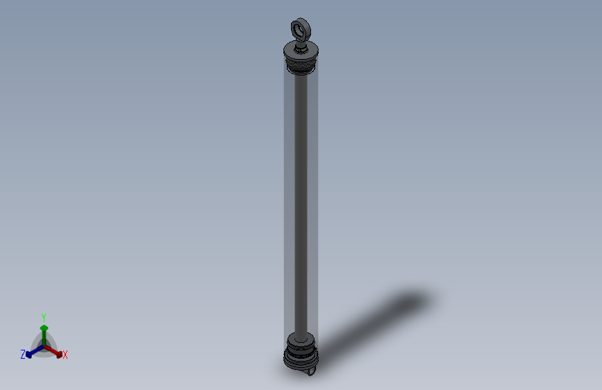 A0001540-焊接型液压缸（带前杆端安装孔）85x38.1x1020 毫米