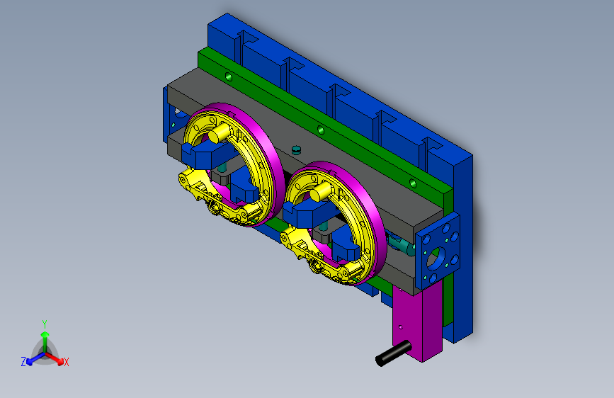 A0001534-VMC 机器用自行车油箱环去毛刺夹具