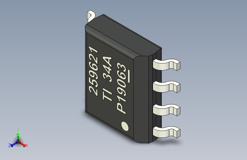 TPS259621 eFuse CAD 模型