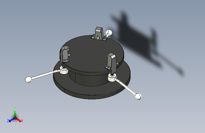 工件抬升夹 STEP+IGS格式