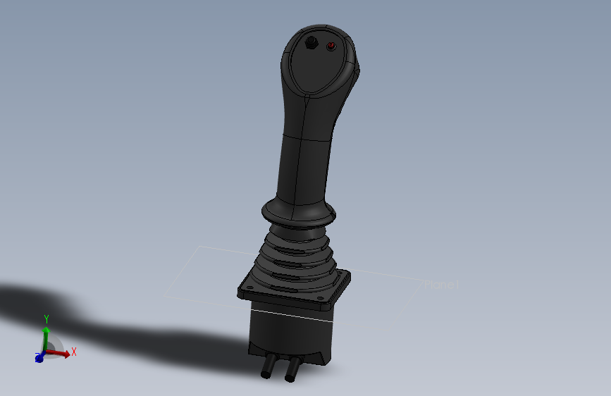 A2002527-电动操纵杆，带按钮和指示灯