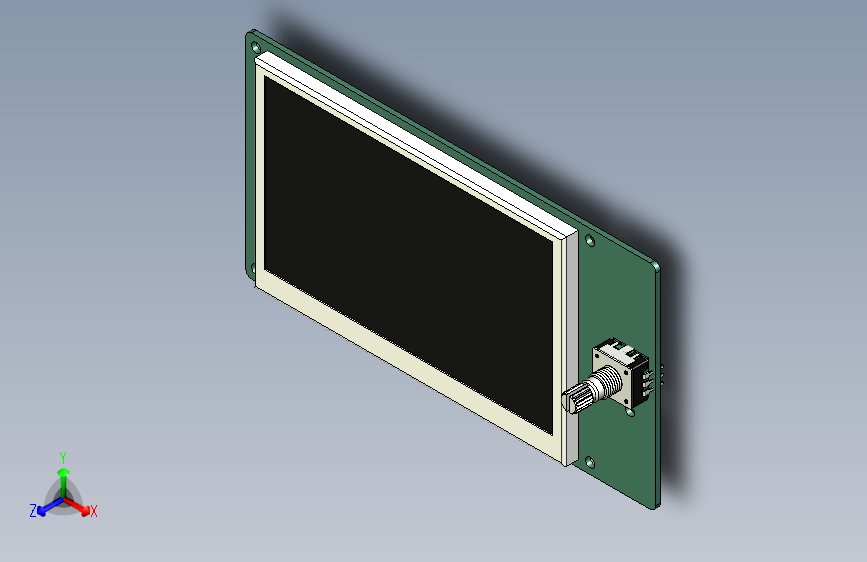 A3002286-创想三维 Ender 3-V2 DWIN 屏幕模型印刷电路板