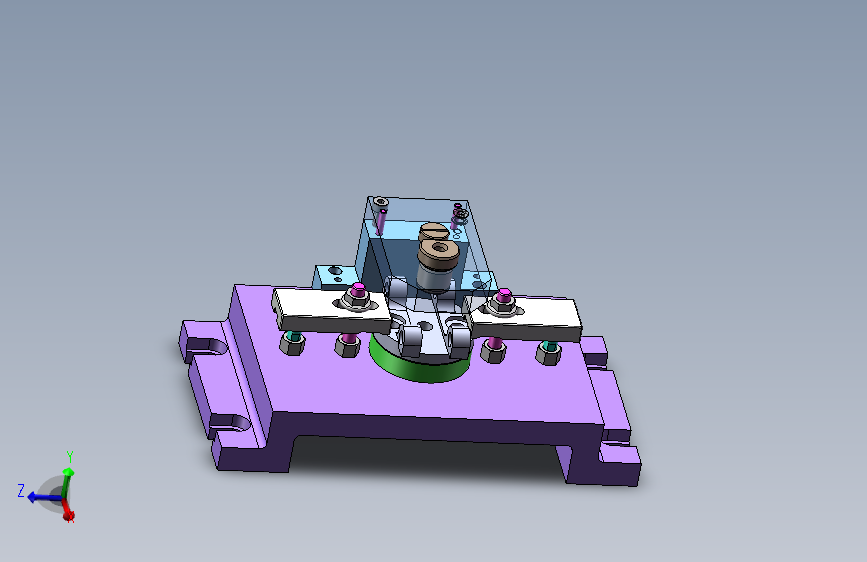 飞锤支架加工工艺及钻7孔夹具设计【含SW三维图】
