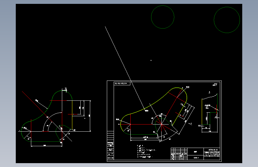 30吨自调式焊接主动滚轮架设计CAD图纸