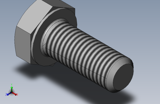 GB／T5781-2000六角头螺栓全螺纹C级M8×20