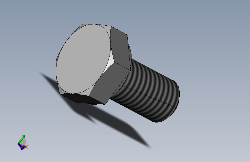 GB／T5781-2000六角头螺栓全螺纹C级M8×16