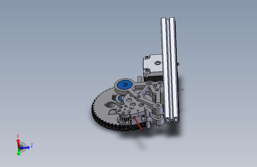 达格齿轮带挤出机   IGES STEP