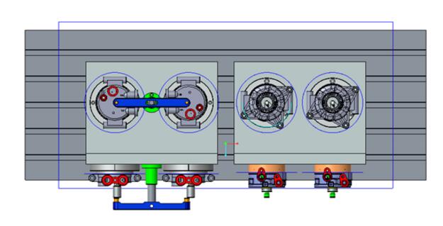 汽车空调压缩缸体和缸盖双工位液压夹具