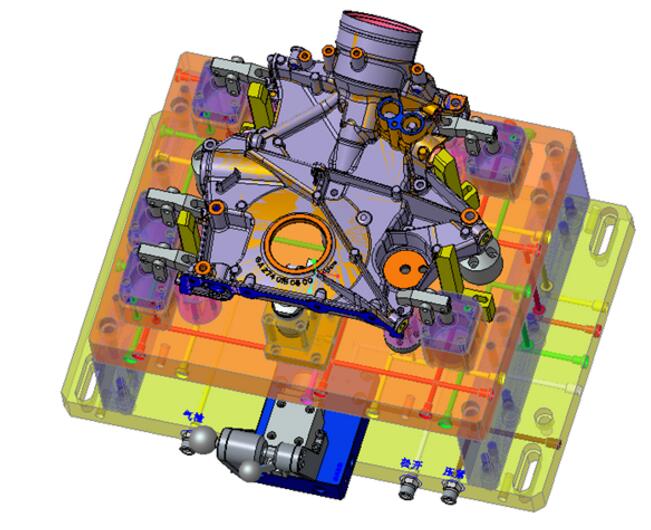 日产第二序液压夹具