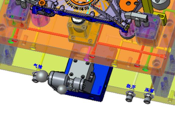 日产第二序液压夹具